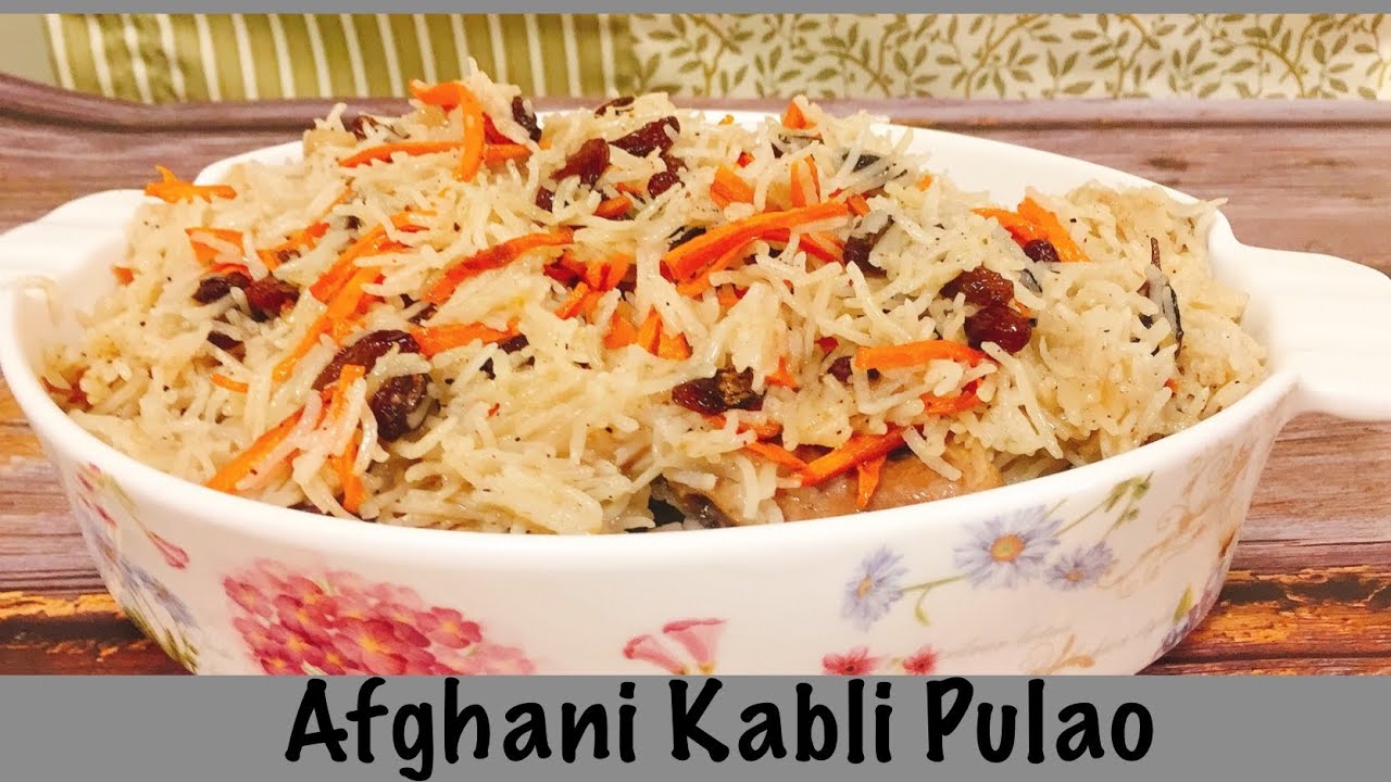 AFGHANI KABULI PULAO.....Rice Special Receipe YouTube