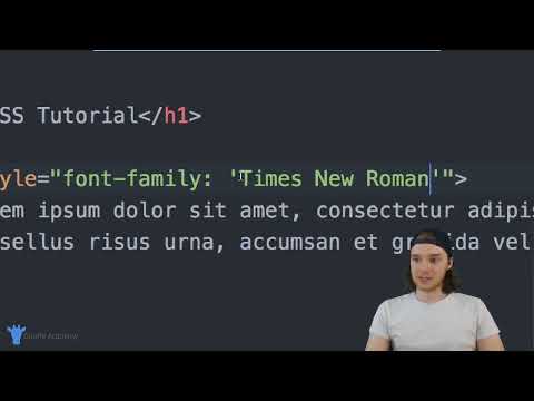 Text Fonts CSS Tutorial 8 | Mike Dane