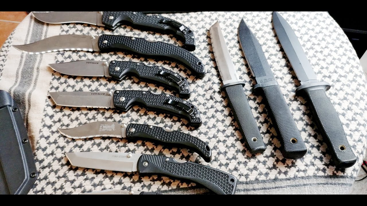 My Collection of Cold Steel Knives YouTube