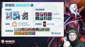 Update Highlights! New Heroes New Sets New Campain - Infinite Magicraid