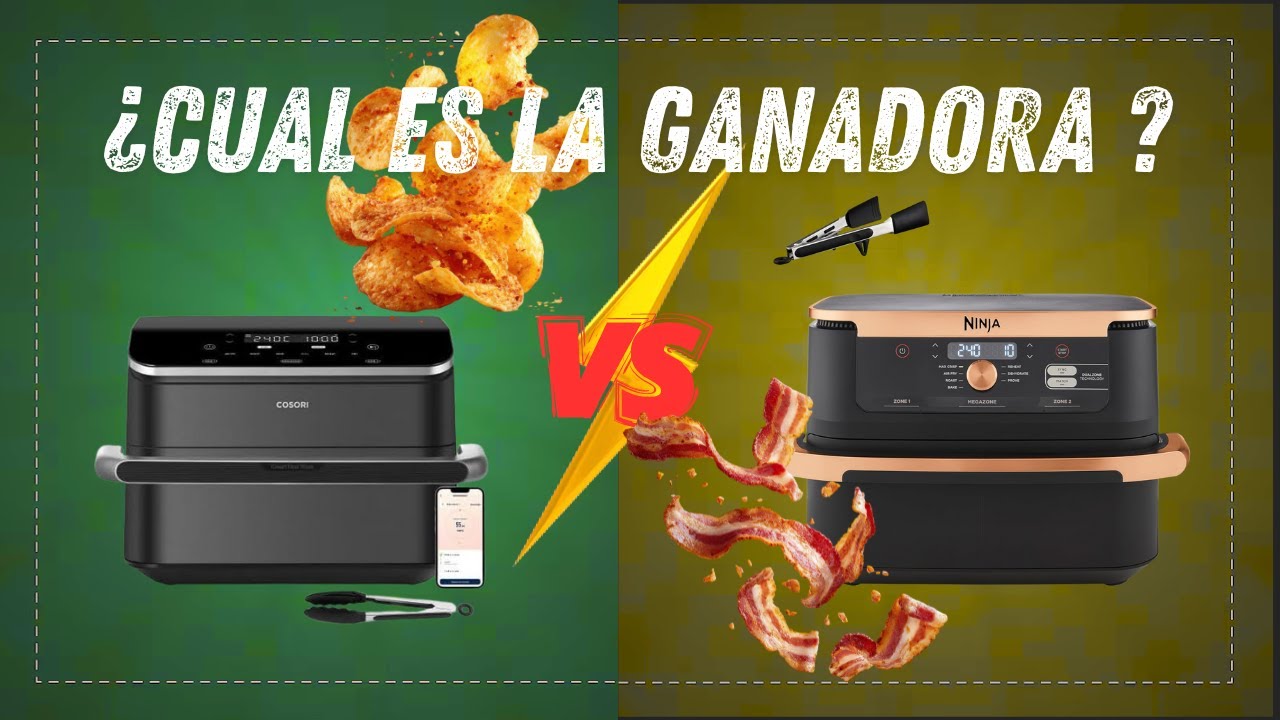 ¿Doble Cesta o Cesta Gigante? Ninja FlexDrawer VS Cosori TwinFry (La mejor para Familias)