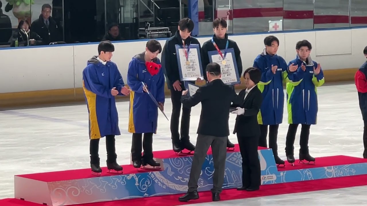 2026 青の煌めきあおもり国スポ少年男子表彰式