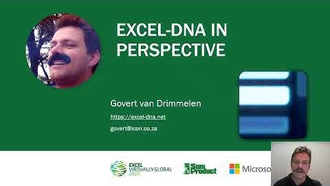 Excel-DNA in Perspective - Excel Virtually Global 2020