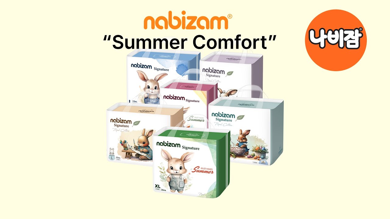 Nabizam Signature Summer | Ultra-Soft Diapers for Hot Seasons