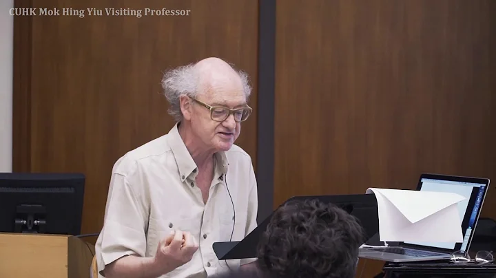 Prof  Nicholas Cook @ CUHK Music Colloquium 3