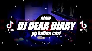 DJ DEAR DIARY SLOW | VIRAL TIK TOK  🎶REMIX FULLBASS 2022 🔊BY FERNANDO BASS