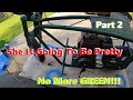 Green Mini Bike Build Part 2 Briggs and Stratton vs. Predator