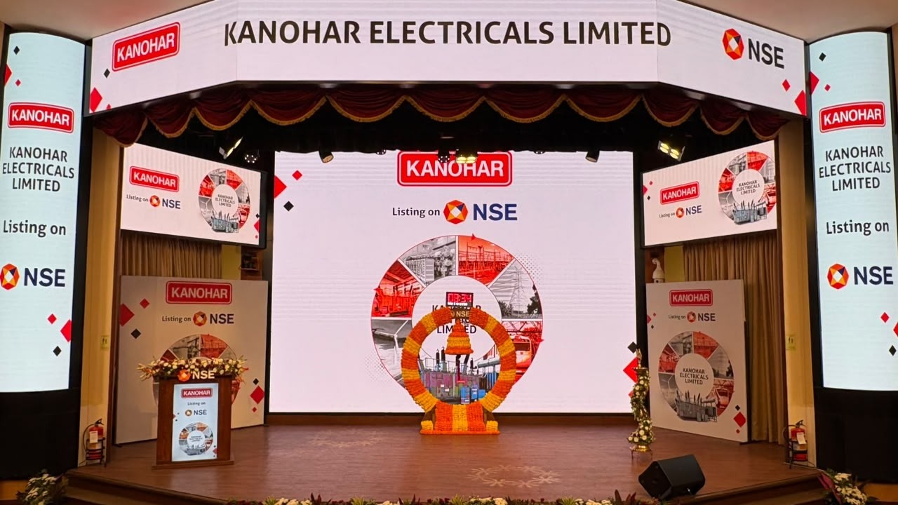 Listing ceremony of Kanohar Electricals Limited