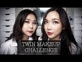 Twin Makeup Challenge Ft My Béo - Trang Điểm Sinh Đôi Bằng Mỹ Phẩm Highend Mini Size | Con Thỏ