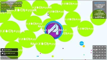 RAW / Amazing Splitrun - Agario Short Gameplay / 16000 Mass