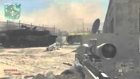 MW3 Double kill Wallbang MSR Dome