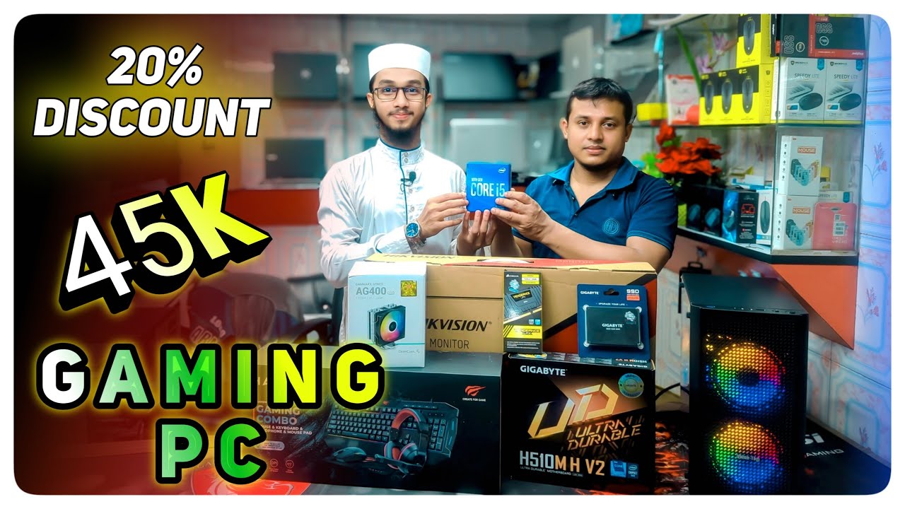 Only 45K GAMING PC Build Tasfiya IT | GAMING PC 2025 | PCB | 