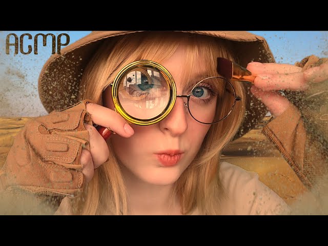 АСМР Археолог очищает тебя от песка | Ролевая игра | ASMR Roleplay Archaeologist