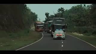Rombongan bus oleng story Whatsapp