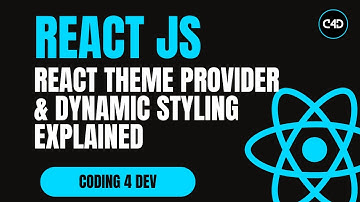 React Theme Provider & Dynamic Styling Explained 🌙 | Dark Mode, Design Tokens, Global Themes