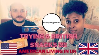 Trying 6 British Snacks-Hand Picked By My British Husband -American Living in UK