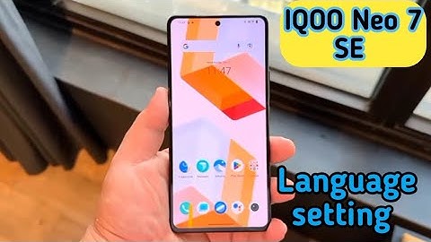 Language Change In Iqoo Neo 7 SE, Iqoo Neo 7 SE, Mein Language Change Kaise Karen,
