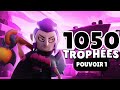 BRAWL STARS - IL RÉALISE L'IMPOSSIBLE AVEC UN MORTIS POUVOIR 1 À + DE 1050🏆 !!