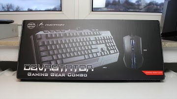 CM Storm Devastator $30 Gaming Keyboard and Mouse Unboxing