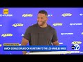 Aaron Donald speaks for 1st time on his return to the LA Rams