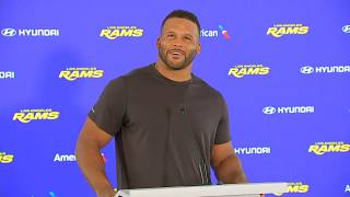 Aaron Donald speaks for 1st time on his return to the LA Rams
