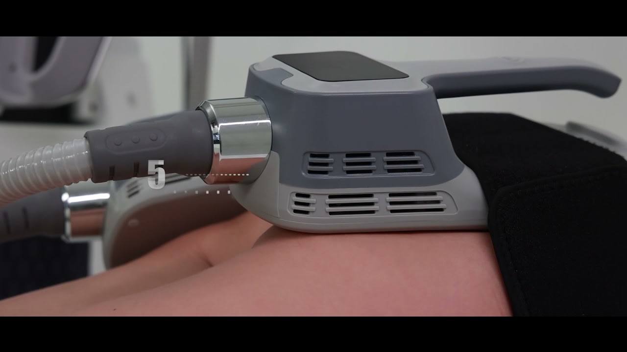 Nubway EMSculpting muscle building machine marketing video