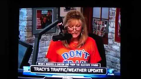 Tracy Burgess wearing our Don't Trade Reyes shirt ...