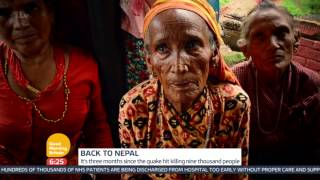 Jo Joyner In Nepal Good Morning Britain