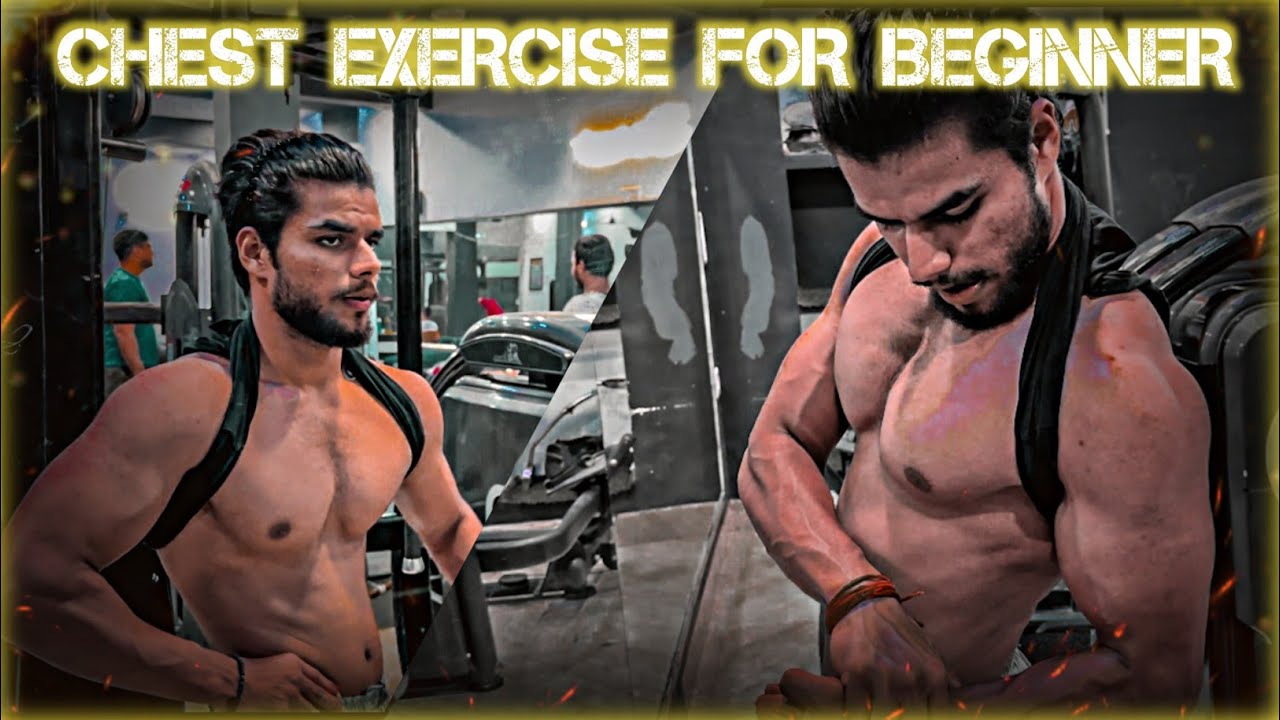 BEST CHEST WORKOUT FOR BEGINNER😨 || 5 BEST CHEST EXERCISE #gym #viral ...