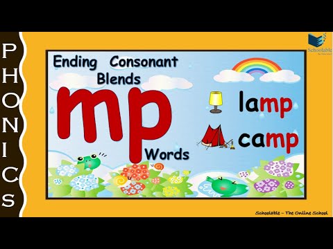 &rsquo;mp&rsquo; Ending Consonant Blend_Words Ending with the letters &rsquo;mp&rsquo;_Easy Phonics_One-stop learning_L#13