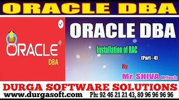 Oracle DBA Tutorial || onlinetraining|| installation of RAC Part - 4 by Shiva