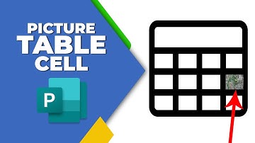 How to insert a picture into a table cell in Publisher
