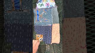 Finished!! Wonky denim patchwork for my @remarkable