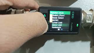 Ckd water flow setting (ckd fluerex) #ckd #sensor #automation #smc #technology