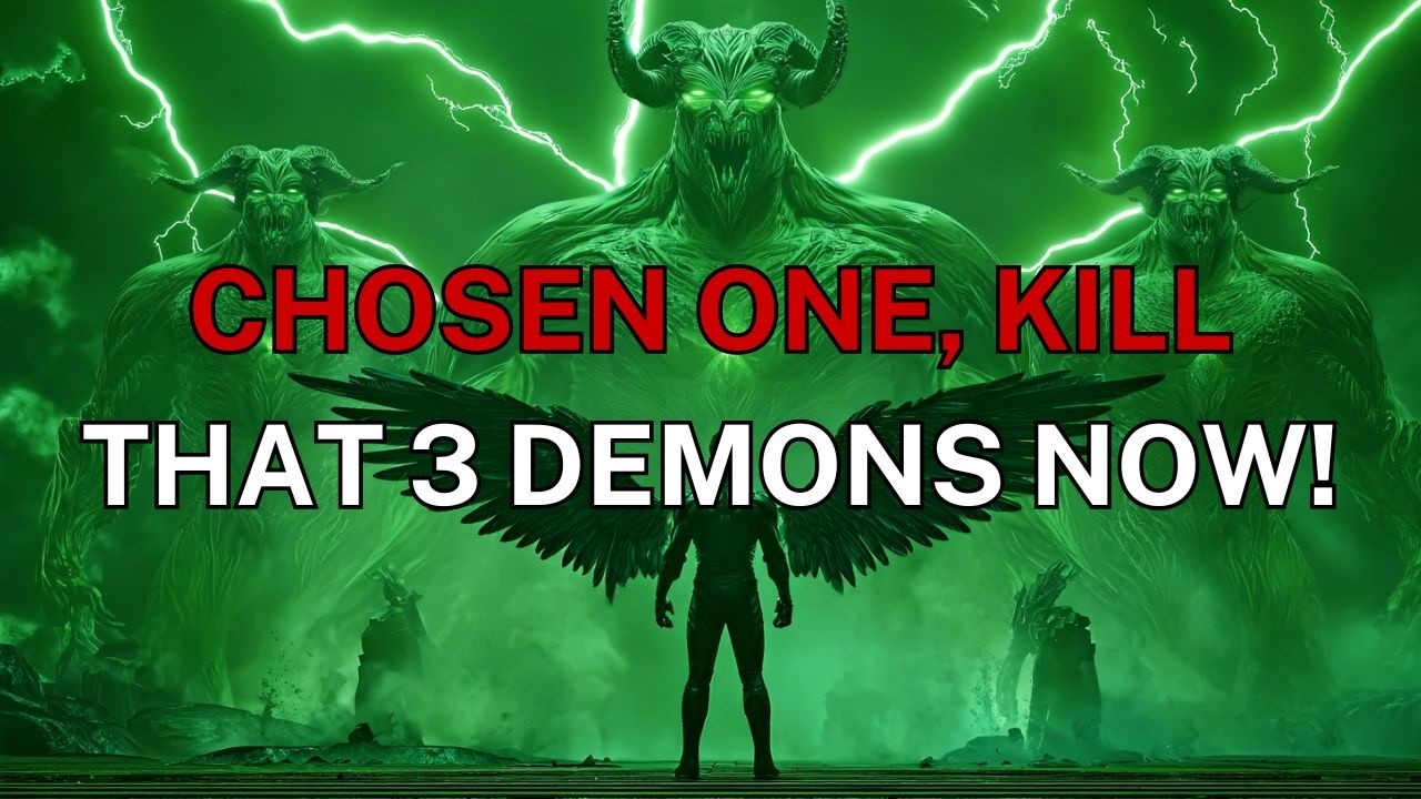 Chosen One, Your next mission is to kill 3 demons