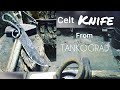 Кельтский нож из рессоры ручная ковка . Blacksmith make Celt knife