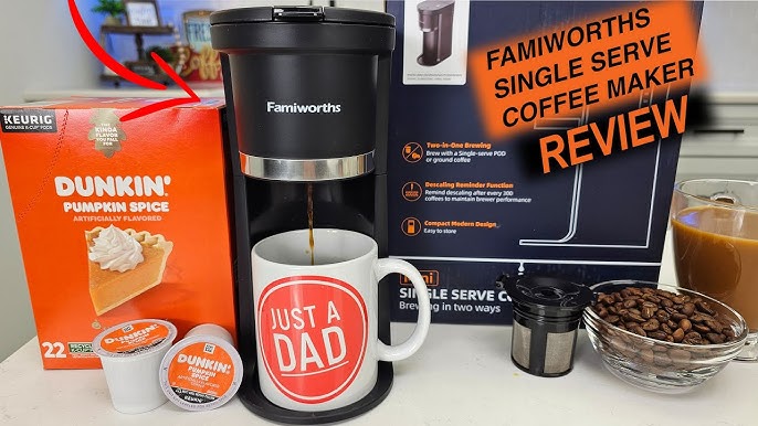 Famiworths Single Serve Iced and Hot Coffee Maker 🤎✨ #famiworths