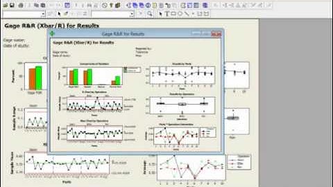 Gage R&R Variable in minitab