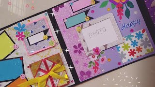 Scrapbook Ideas for Birthday #scrapbook #video #craft