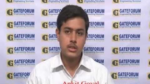 Gateforum for GATE Coaching Ankit Goyal EE AIR 8
