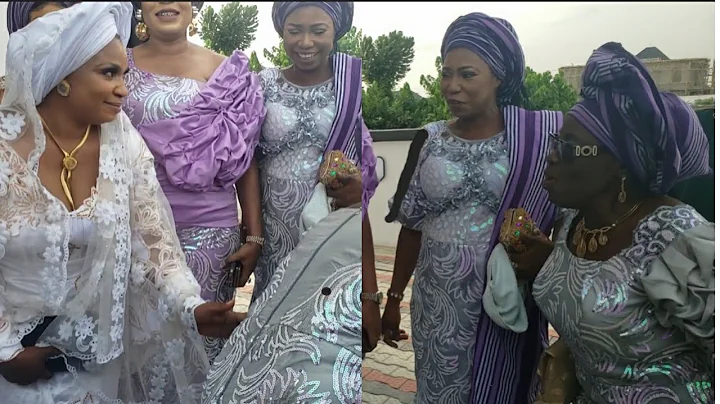 SEE WHAT ELDERLY WOMAN DID TO LAIDE BAKARE AS SHE STEP OUT OF HER NEW HOUSE