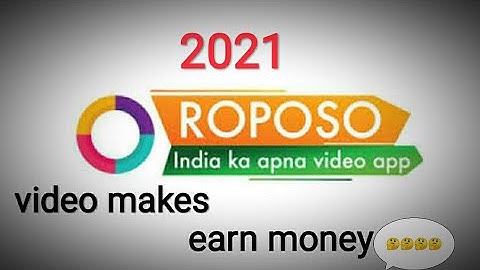 #Roposo 2021 Earn money