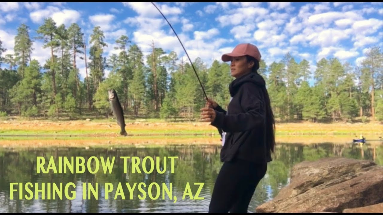 LIFE VLOG FISHING RAINBOW TROUT AT WILLOW SPRINGS LAKE IN PAYSON