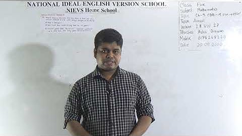 Class: Five, Subject: Mathematics (Lecture: 28, H.W: 27), Topic: Ch-9, CBQ- 4 CW, CW+HW