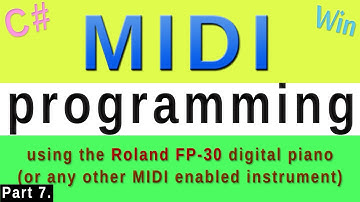 MIDI Programming in C# - Part 7. - CC messages