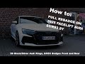 How to fully rebadge your 2025 Facelift Audi S3/RS3 8Y Sportback/Sedan
