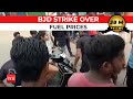 Watch: BJD workers attack woman during protest against fuel price hike in Odisha