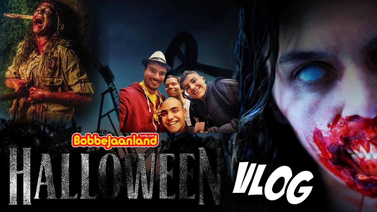BOBBEJAANLAND HALLOWEEN VLOG - NIEUW SPOOKHUIS YUMMY! | HEFTIG RITJE BIJ WELP!
