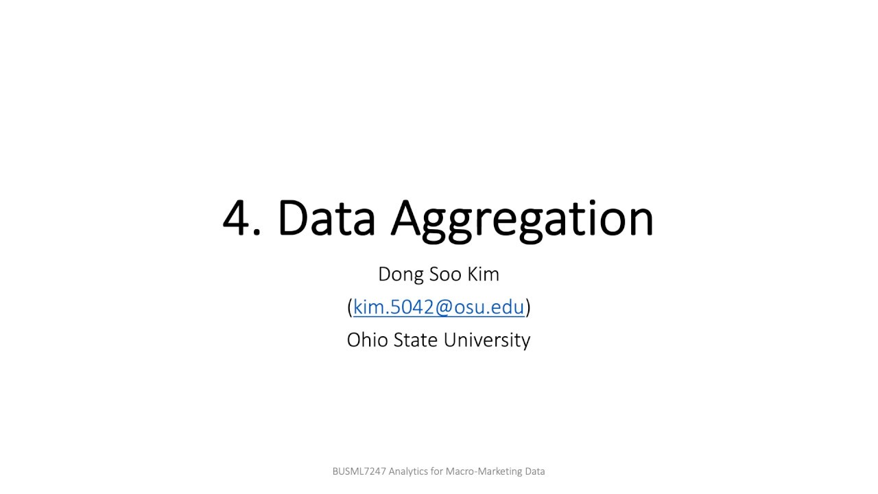 LN4: Data Aggregation