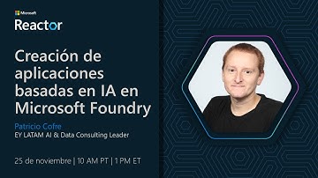 Creación de aplicaciones basadas en IA en Microsoft Foundry